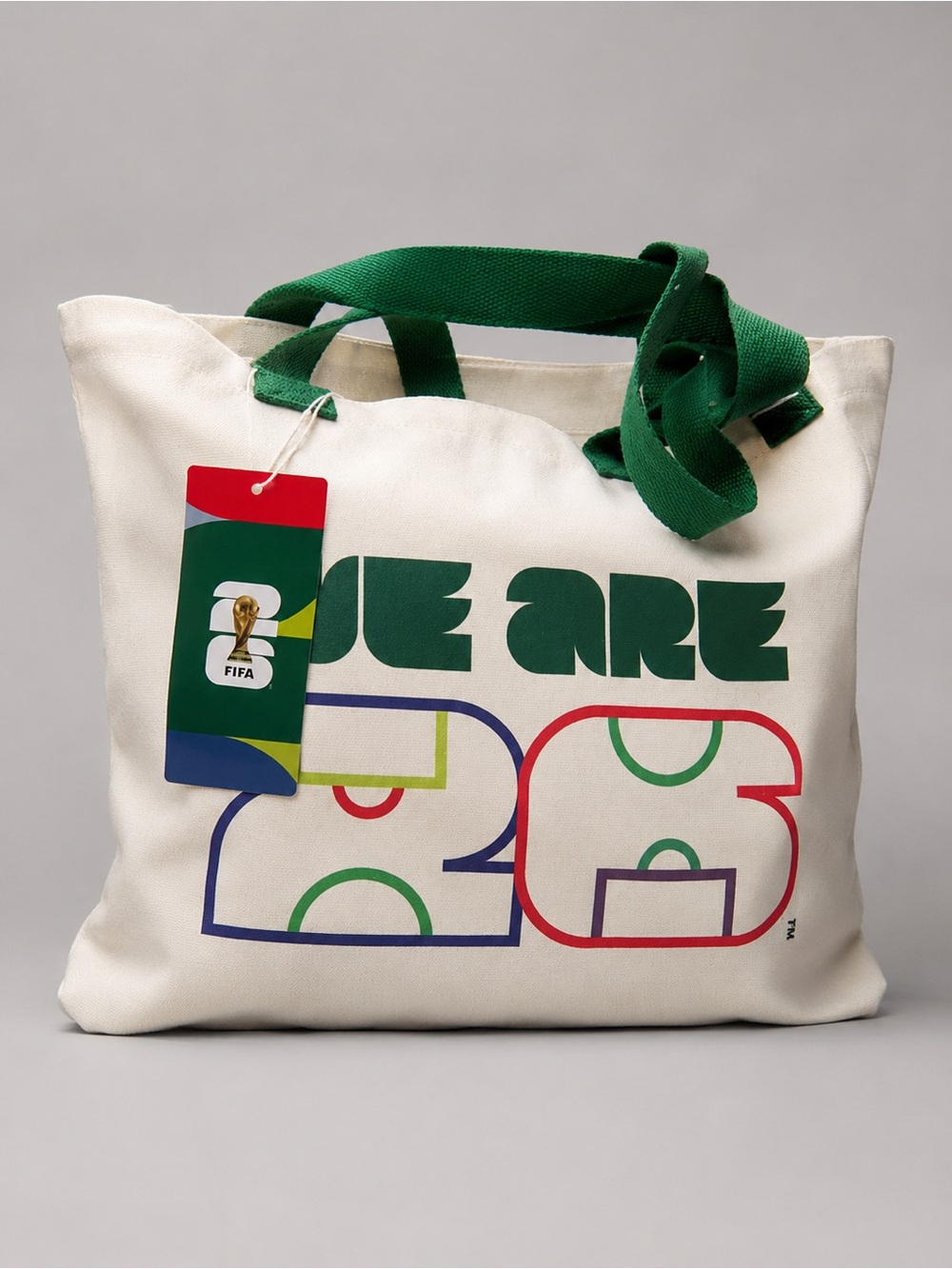 NWT FIFA World Cup ‘26 Soccer “We Are 26”  Medium Tote Bag